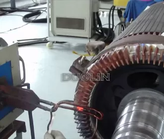 Пайка ротора двигателя