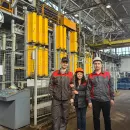 Машина для закалки и отпуска цепей