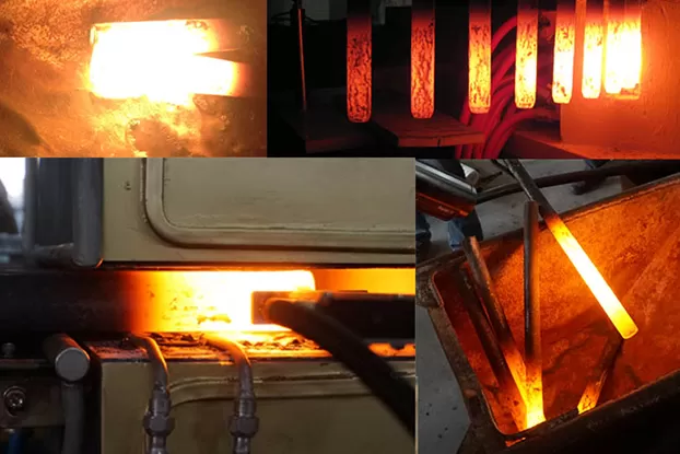 Индукционная печь для ковки заготовок