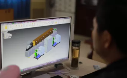 Чертеж системы индукционного нагрева